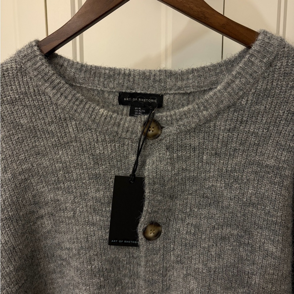 Art of Rhetoric Wool blend - Gray Knit Sweater